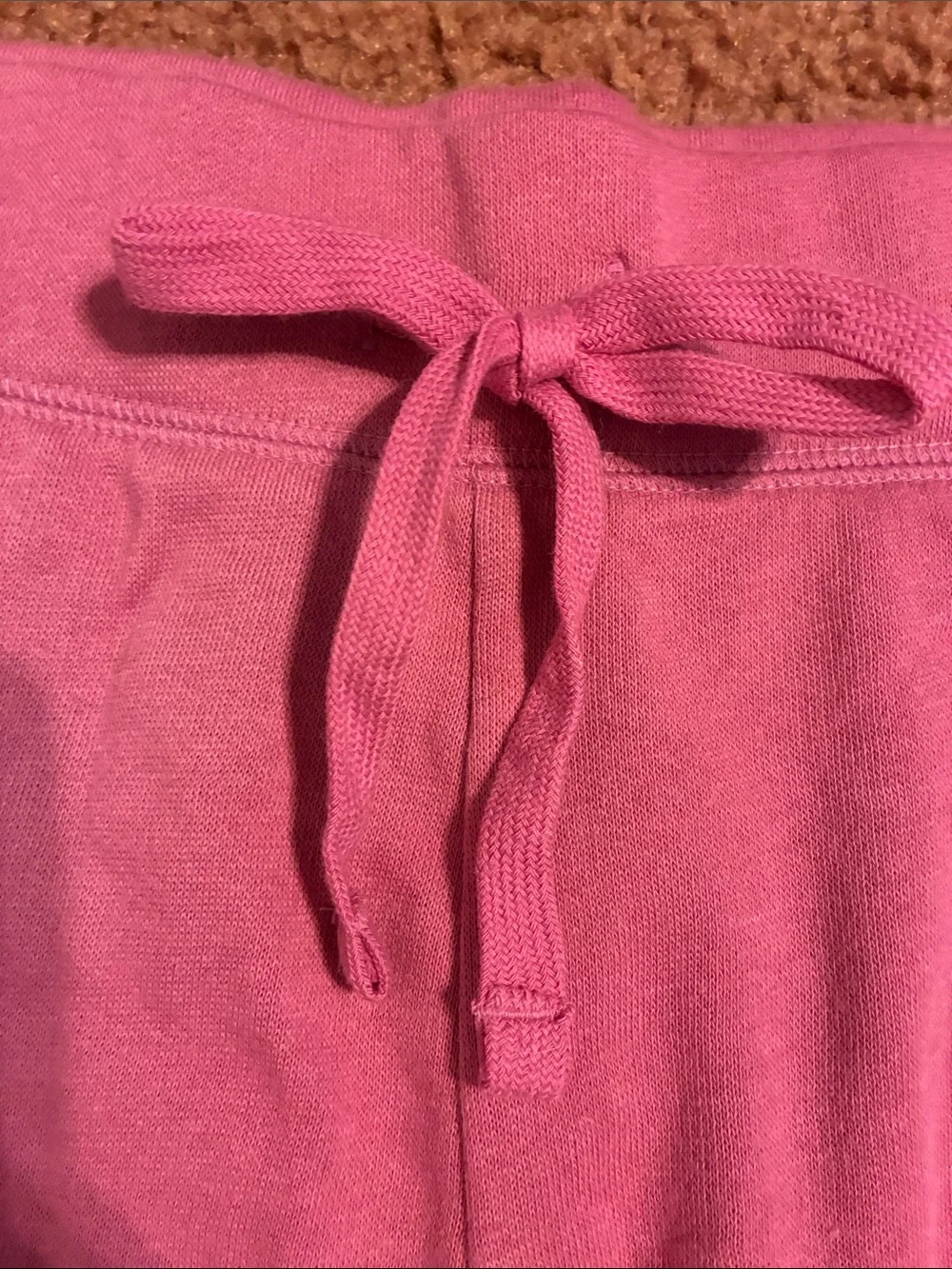 Victoria's Secret PINK Shorts - Dusy Rose Pink with White Logo, Medium